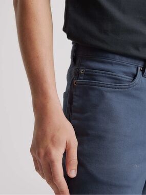 Men’s Quince 5-Pocket Straight Fit Pants Navy 40 x 30.
